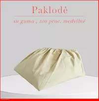 Paklodė su guma 100/140/160/180x200+30cm. - 200x200+30cm.