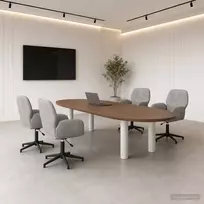 Sukamosios stalo kėdės 4 vnt. 54 x 55 x 90 cm Šviesiai pilka