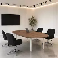 Sukamosios stalo kėdės 4 vnt. 54 x 58 x 90 cm Juoda Audinys
