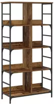 Knygų lentyna 4 lygių 78,5 x 33 x 153 cm metalinis PB