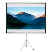 4:3 formato projekcijos ekranas, kino ekranas, pristatymų ekranas namams ar biurui, baltas, Balta