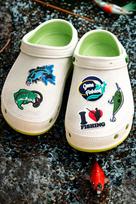 Jibbitz fishing and recreation fishing gear fish decorations for Crocs accessories for Crocs decorations on Crocs decor for shoes 5 pcs