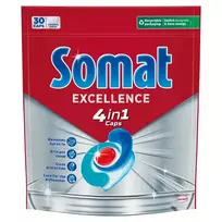 Indaplovių kapsulės "SOMAT Excellence 4in1" 30sk.