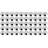 50 vnt. 4X2 mm apvalūs žemės neodimio super stiprūs magnetai sidabras