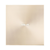 External DRW ASUS SDRW-08U9M-U, USB Type-C (connects to Macbook) and Type-A cables, Ultra-Slim, M-disk support, Gold