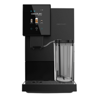 Cecotec Coffee Maker | Cremmaet Compactccino Connected | Pump pressure 19 bar | Built-in milk frother | Super-automatic | Black
