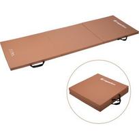 Sulankstomas gimnastikos kilimėlis inSPORTline Trifold 195 x 90 x 5 cm - Ruda