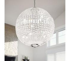 Ideal Lux - LED Krištolinis sietynas ant grandinės LUXOR 12xG9/3W/230V diametras 60 cm permatoma