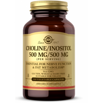 Solgar Choline 500 mg  Inositol 500 mg 100 vcaps
