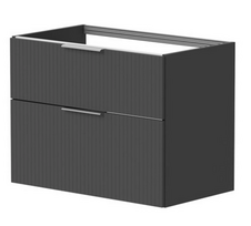 Spintelė po praustuvu Kame BIG, BU/8-3DR/GSF10-BIG, 80 cm, Grafitas