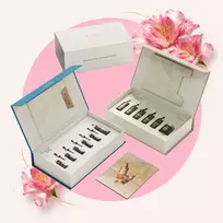 „Chogan Lolum“ augalinių ir eterinių aliejų rinkinys: 5 x 10 ml + 6 x 50 ml + 1 x 80 g