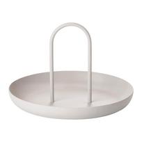 Šviesiai pilkas metalinis serviravimo padėklas Zone Singles, ø 20 cm