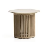 Iš metalo apvalios formos sodo šoninis staliukas ø 55 cm Orosei – Kave Home