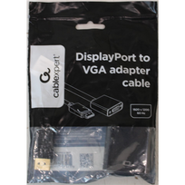 SALE OUT. Gembird DisplayPort to VGA adapter cable Black | Gembird Adapter cable | DisplayPort | VGA | DAMAGED PACKAGING