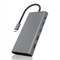 Raidsonic | 12-in-1 USB Type-C dock with PD 100W | BOX IB-DK4050-CPD | Dock | Ethernet LAN (RJ-45) ports 1 | USB 3.0 (3.1 Gen 1) Type-C ports quantity