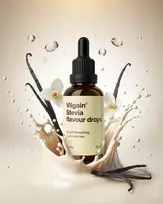 Stevia Drops – vanilės skonio lašai su stevija be kalorijų | Vilgain (50 ml)