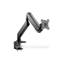 Digitus Desk Mount | Universal Single Monitor Mount with Gas Spring and Clamp Mount | Adjustable Height, Rotate, Tilt, Swivel | 15-35 " | Maximum weig