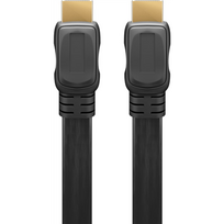 Goobay | High Speed HDMI Flat Cable with Ethernet | 61279 | HDMI male (type A) | HDMI (type A) | HDMI to HDMI | 2 m