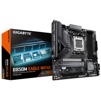 Gigabyte B850M EAGLE WF6E | Processor family AMD | Processor socket AM5 | DDR5 | Supported hard disk drive interfaces SATA, M.2 | Number of SATA conne