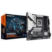 Gigabyte Z890M GAMING X | Processor family Intel | Processor socket LGA1851 | DDR5 | Supported hard disk drive interfaces M.2, SATA | Number of SATA c