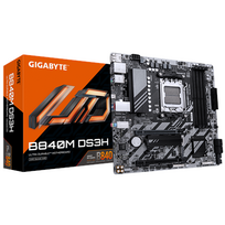 Gigabyte B840M DS3H | Processor family AMD | Processor socket AM5 | DDR5 | Supported hard disk drive interfaces SATA, M.2 | Number of SATA connectors