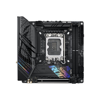 Asus | ROG STRIX B760-I GAMING WIFI | Processor family Intel | Processor socket LGA1700 | DDR5 SDRAM | Supported hard disk drive interfaces M.2, SATA