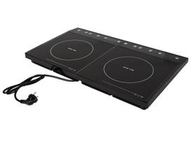 Indukcinis viryklė, dvivietė reguliuojama plokštė, 2000W + 2000W BLOW