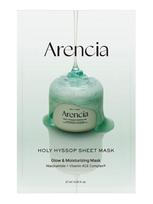 ARENCIA Švytėjimo suteikianti ir drėkinanti veido kaukė HOLY HYSSOP SHEET MASK, 27 ml