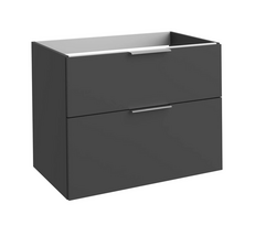 Spintelė po stalviršiu KAME BIG, BUC/8-3DR/D27-BIG, 80 cm, Grafitas