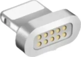 USB adapteris „Libox LB0156 Lightning“ – magnetinis, sidabrinis (LB0156)