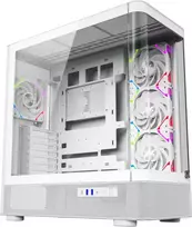 XYZ PC GEAR „Quantum ARGB“ korpusas, baltas (X-CS-QUANTUM-W)