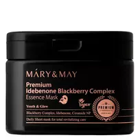 Mary&May - Premium Idebenon Blackberry Complex Essence Mask - Lakštinių kaukių Rinkinys Veidui - 20vnt.