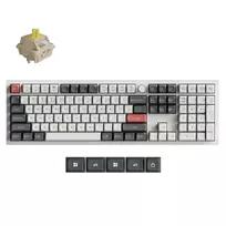 Klaviatūra Keychron Q6 Ultra (Balta) - Keychron Silk POM Banana Switches
