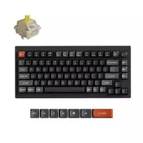 Klaviatūra Keychron V1 Ultra (Juoda) - Keychron Silk POM Banana Switches