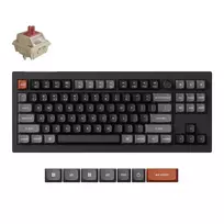 Klaviatūra Keychron V3 Ultra (Juoda) - Keychron Silk POM Red Switches