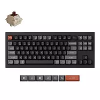 Klaviatūra Keychron V3 Ultra (Juoda) - Keychron Silk POM Brown Switches