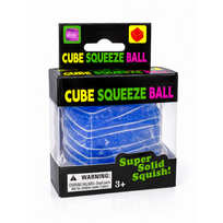 Antistresinis squishy kūbas, minkštas sensorinis žaislas nerimui nuraminti - melynas