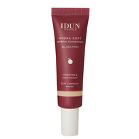 IDUN Minerals Hydra Soft skystas mineralinis makiažo pagrindas  Nr. 1257 Disa, 30 ml