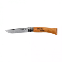 Sulankstomas peilis Opinel 7 Carbon lizdinėje pakuotėje