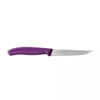 Virtuvinis peilis Victorinox Swiss Classic 6.7235.C1, dantytas, violetinis