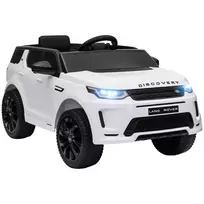 Vaikiškas Elektrinis Automobilis 12V | Su Nuotolinio Valdymo Pulteliu, LED Žibintais, USB/MP3 Jungtimi, 3-6 Metų Vaikams, Baltas