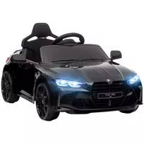 Vaikiškas elektrinis automobilis su 2.4G nuotolinio valdymo pulteliu, MP3, USB, LED šviesa, 3-5 metų, juoda