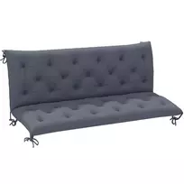 Lauko baldų pagalvėlė 150 x 98 x 8cm - tamsiai pilka