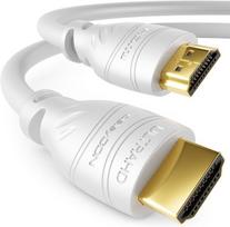 Deleycon Hdmi 2.0 Kabelis 10m Baltas, 4k Uhd 60hz