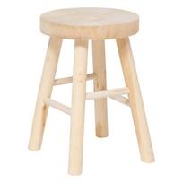 Medinė taburetė Nyar, Ø 28 cm, ruda