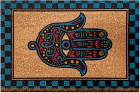 Durų kilimėlis Conceptum Hypnose Hamsa 877CHL1230, įvairių spalvų, 60 cm x 40 cm x 2.2 cm
