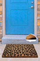 Durų kilimėlis Conceptum Hypnose Leopard, ruda sp./juoda sp., 40 cm x 60 cm