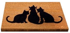 Durų kilimėlis Conceptum Hypnose Cat Shadow 877CHL1113, ruda sp./juoda sp., 40 cm x 60 cm