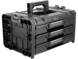 Įrankių dėžė Yato YT-08974, 45 cm x 32 cm x 24 cm, 4.5 l, juoda sp.