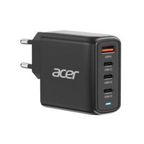Acer  100W PD GaN Charger, 3 x USB C and 1 x USB A, EU Plug, 100W USB-C cable, Black, Retail Pack | ZL.ADTCC.00L | 4711721041444